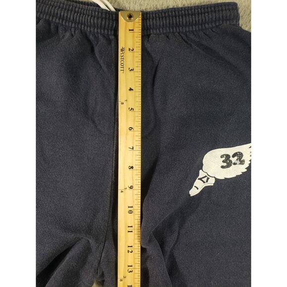 Lee Heavyweight Sweatpants Men's Medium Blue Joggers Cotton Straight Leg Stretch - Picture 8 of 15
